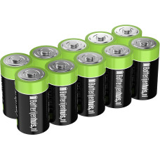 C Alkaline Batterijen 10x