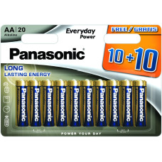 Panasonic AA Everyday Power Alkaline 20x Panasonic AA Everyday Power Alkaline 20x