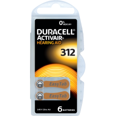 Duracell DA312 6x