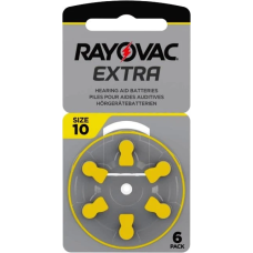 Rayovac extra type 10 6x