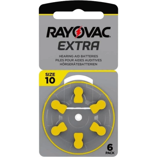 Rayovac extra type 10 6x