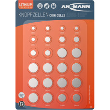 Ansmann assortiment knoopcellen 24 stuks