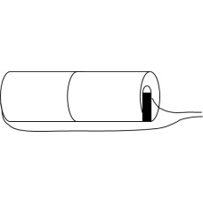 Noodverlichtingsaccu D Stick 2.4V 4.5Ah